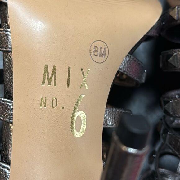 Mix No. 6 heels. Size 8M. NWTs. Metallic in color. 3.5” heels. - Picture 7 of 8